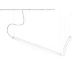 LED hanging lamp made of acrylic and aluminum Wurzen