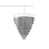 Metalowa lampa wisząca LED Kalloni