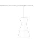 Modular hanging lamp Friemar