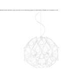 Pewterflex® LED hanging lamp Boghesti