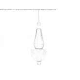 Lampa wisząca LED z dmuchanego szkła Naturno