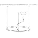 Aluminum LED hanging lamp Manaria