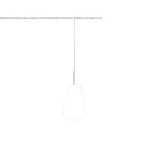 Pendant lamp made of blown glass Nobsa