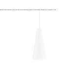 Lampa wisząca z tkanej wikliny Chermen