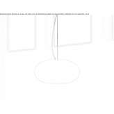 Pendant lamp made of blown glass Udenisht