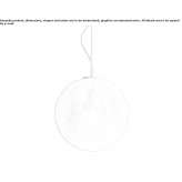 Polyethylene hanging lamp Raubach