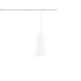 Lampa wisząca z tkanej wikliny Chermen
