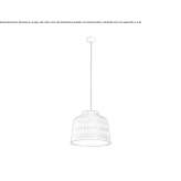 Silicone LED hanging lamp Ligota