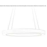 Handmade hanging lamp made of wooden veneer Tregnago