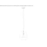 LED hanging lamp made of glass Chella