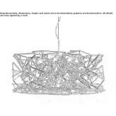 Metal halogen hanging lamp Reiffton