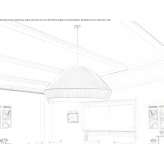 Fabric hanging lamp Horjul
