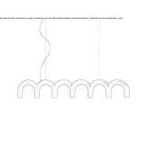 Steel hanging lamp Quassolo