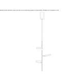 Swivel LED hanging lamp Arani