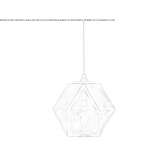 Lampa wisząca LED z dmuchanego szkła Mielan