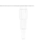 LED chandelier made of aluminum and acrylic Wurzen