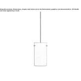 Betonowa lampa wisząca Wikon