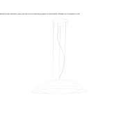 Lampa wisząca LED z metakrylanu Ayapel