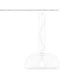 Lampa wisząca LED z dmuchanego szkła Neudorf
