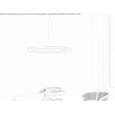 Aluminum LED hanging lamp Hawangen