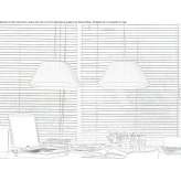 Lampa wisząca z tkaniny Horjul