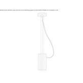 Regulowana metalowa lampa wisząca Czyzew