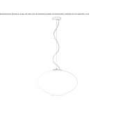 Pendant lamp made of blown glass Koloski