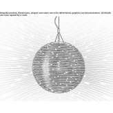 Metal halogen hanging lamp Rozaje