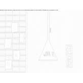Contemporary style hanging lamp Ayent