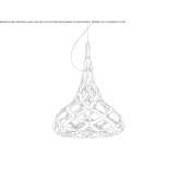 Lampa wisząca z poliwęglanu Jayanca
