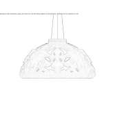 Polyethylene hanging lamp Vrasene