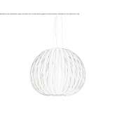 Ręcznie robiona lampa wisząca z forniru drewnianego Casina