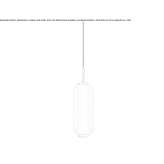 Szklana lampa wisząca LED z funkcją ściemniania Ganna