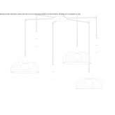 Żyrandol LED ze szkła i mosiądzu Ferrier