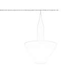Polyethylene hanging lamp Kalyvia