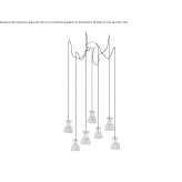Wooden LED hanging lamp Reze