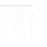 Polycarbonate hanging lamp Dubno