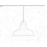 Iron LED pendant lamp Scerne