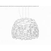 Metal LED hanging lamp Rungis