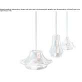 Aluminum LED hanging lamp Soudan