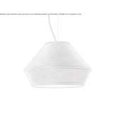 Lniana lampa wisząca LED Caseiu