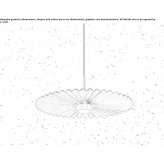Mosiężna lampa wisząca LED Eging