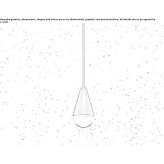 Żelazna lampa wisząca LED Zejtun