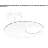 Aluminum LED hanging lamp Topcam
