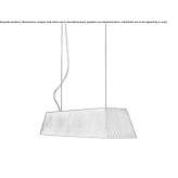 Fabric hanging lamp Horjul