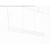 Aluminum LED hanging lamp Kuusalu
