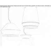 Bawełniana lampa wisząca Bloxham