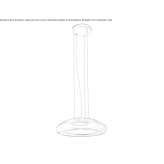 LED hanging lamp made of blown glass Macotera