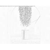 Porcelanowa lampa wisząca LED Lessebo