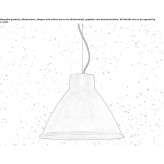 Żelazna lampa wisząca LED Pedra